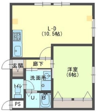 ハイツ片山町の物件間取画像